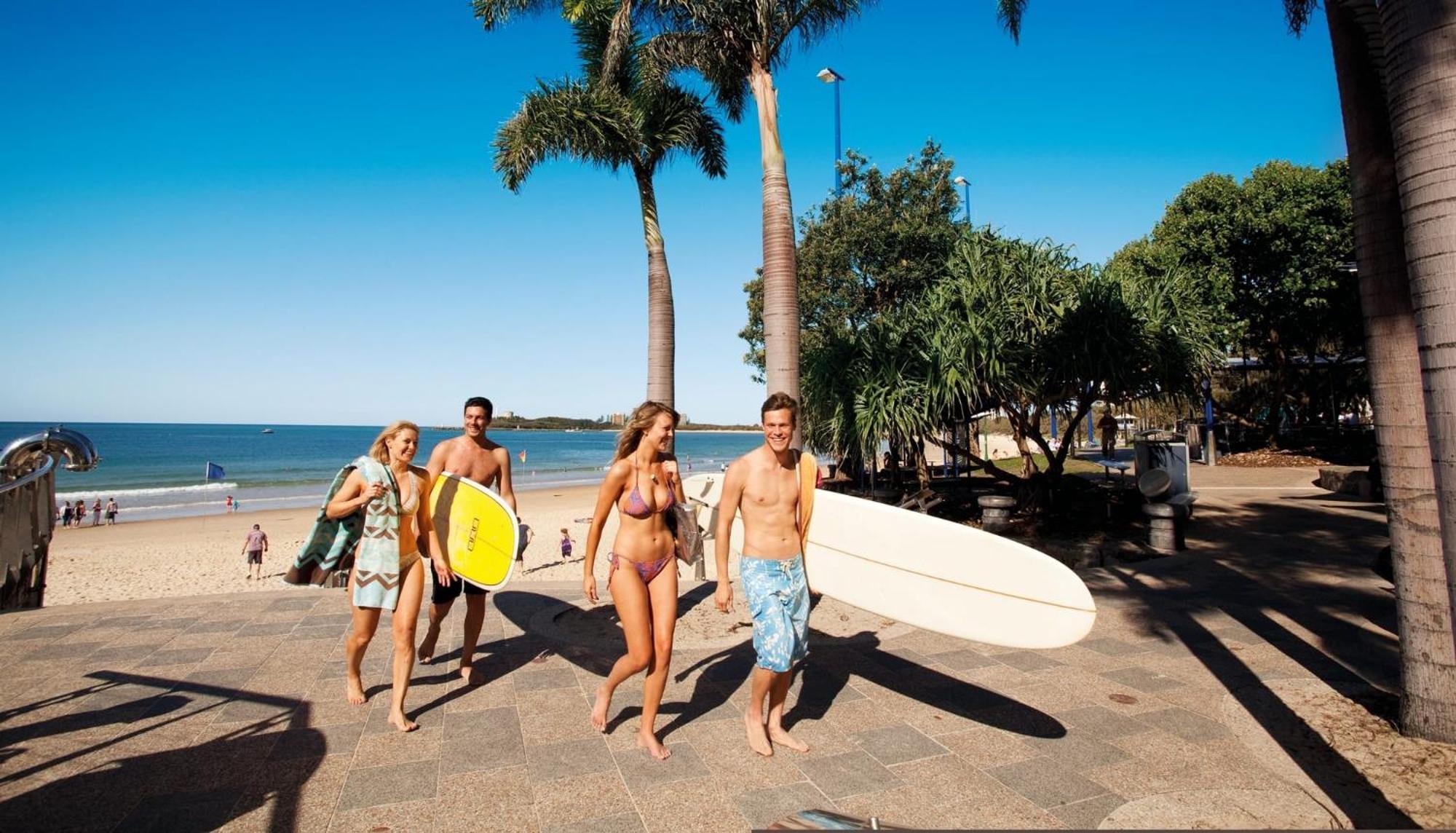 Alex Seaside Resort Alexandra Headland Bagian luar foto